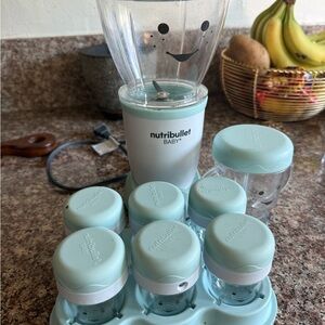 Nutribullet Baby Food Blender Set in Light Blue